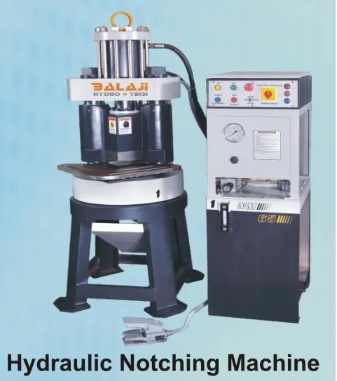 Hydraulic Notching Machine | Precision Steel Plate Corner Cutting 6-12mm Thick for Fabrication, Ductwork & Structural Metalworking Applications.